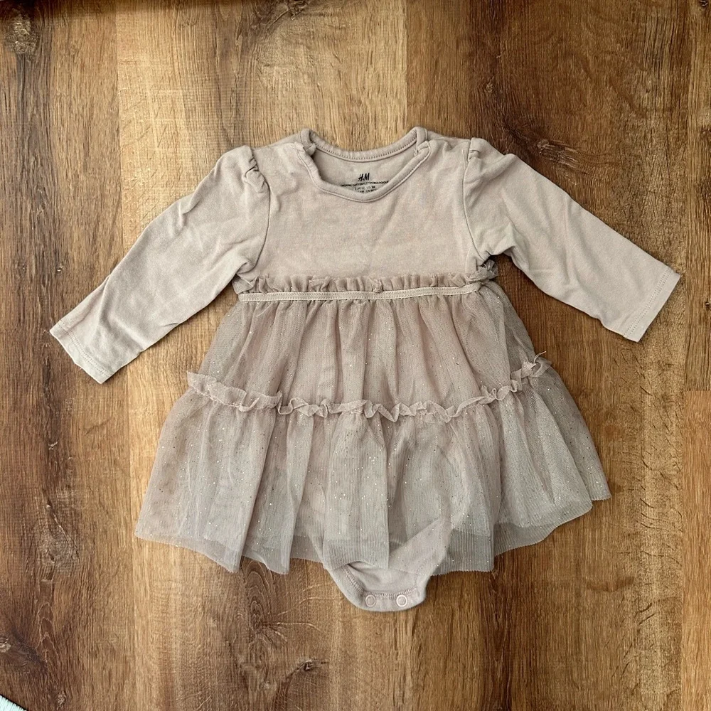 H&M Baby Dress with Tulle Skirt 3 months